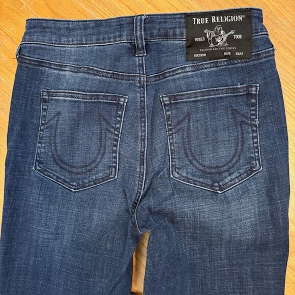 True Religion Halle High Rise Super Skinny Jeans, Size 28 - Picture 5 of 8